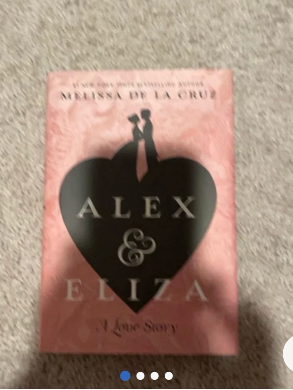 Alex & Eliza Romance Hardcover - Pink and Black Cover